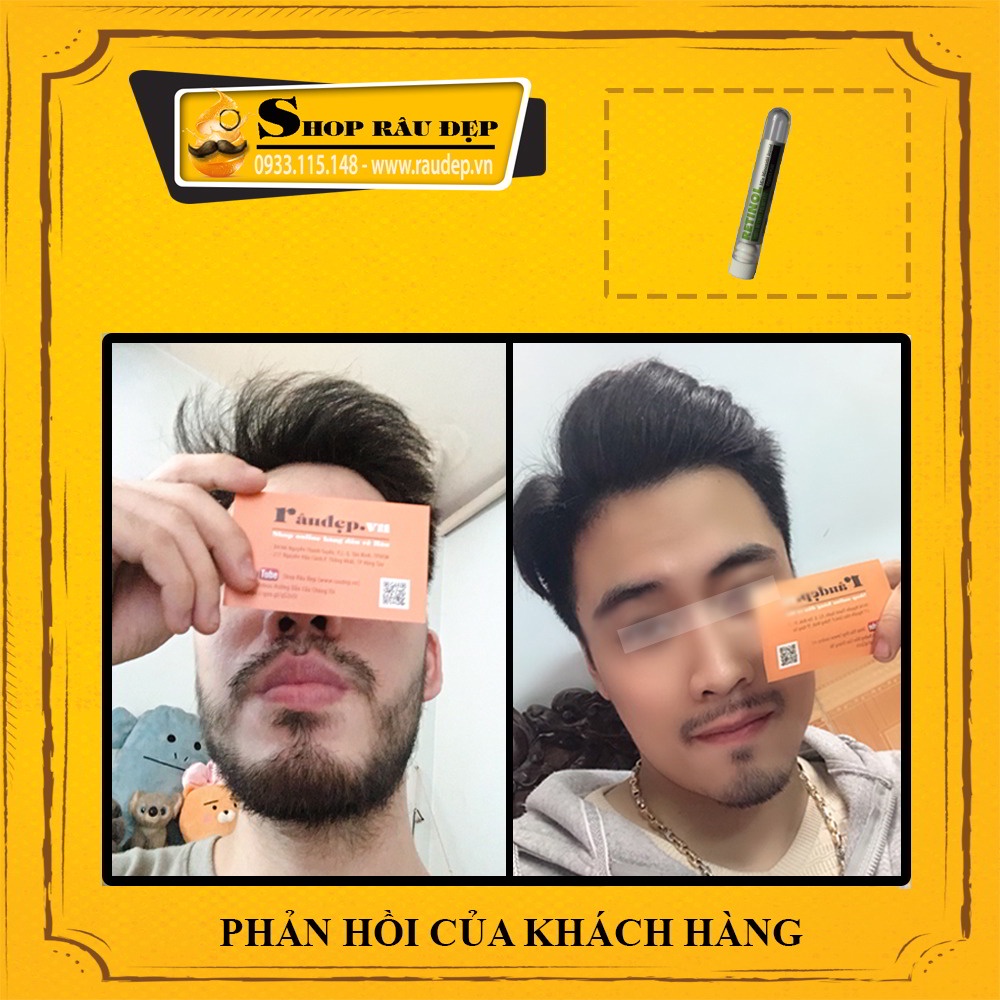 Retinol Mix Minoxidil Hổ Trợ Mọc Râu, Tóc