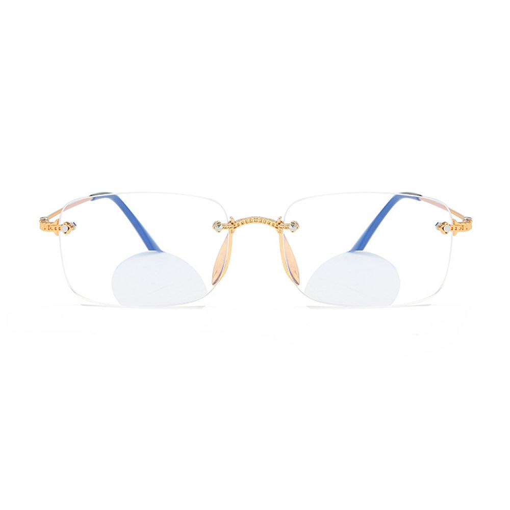 Mắt Kính Đọc Sách +1.0~4.0 Chống Ánh Sáng Xanh Nhỏ Gọn Thời Trang Cho Nam Và Nữ