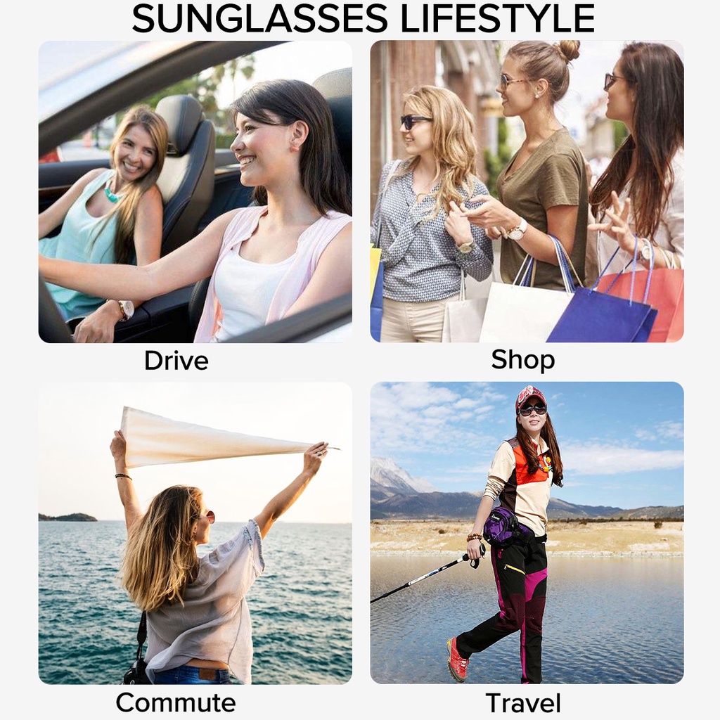 Kính Mát Gọng Vuông Chống Tia UV400 4 Màu Tùy Chọn Thời Trang Cho Nam Và Nữ