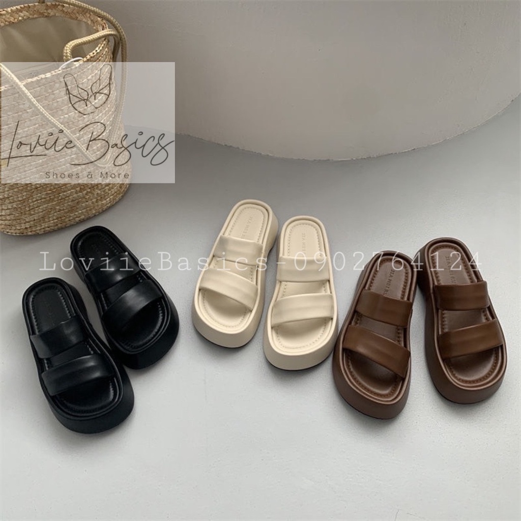 DÉP XUỒNG LOVIIE BASICS - DÉP THỜI TRANG PHONG CÁCH HIỆN ĐẠI HAI QUAI NGANG TRƠN - D220787