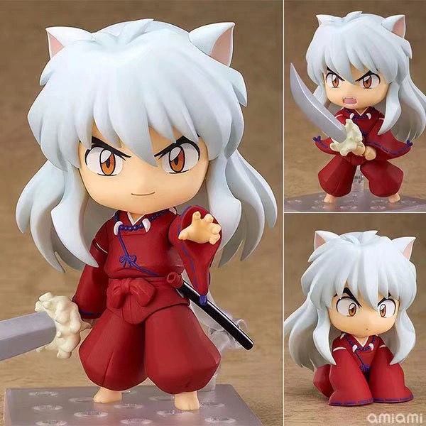 Inuyasha Q phiên bản của người đàn ông đất sét có thể thay đổi khuôn mặt, anime chuyển động hai chiều mô hình văn phòng