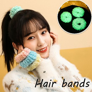 Cột tóc phát sáng dạ quang style Hàn Quốc