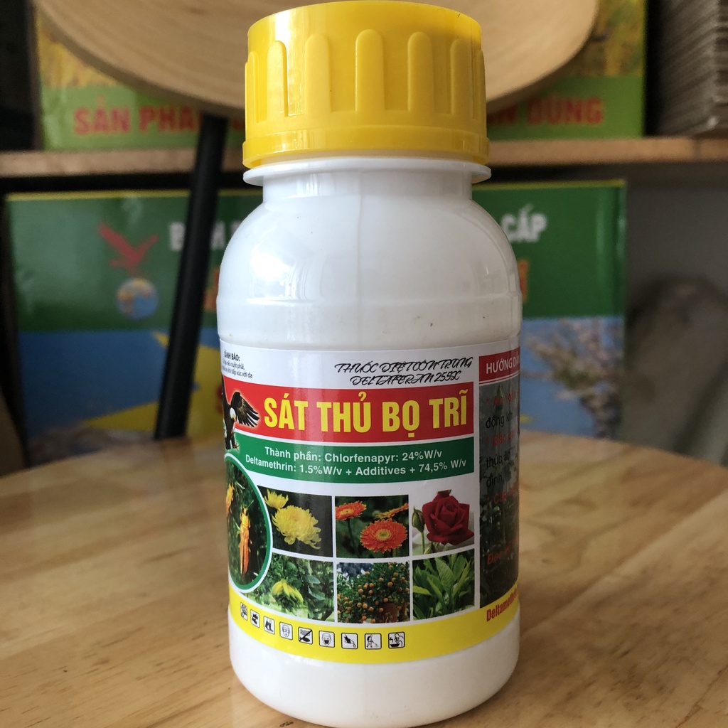 Sát thủ bọ trĩ, diệt sạch bọ trĩ, sâu, côn trùng chích hút trên cây trồng, chai 200ml, pha với 200 lít nước