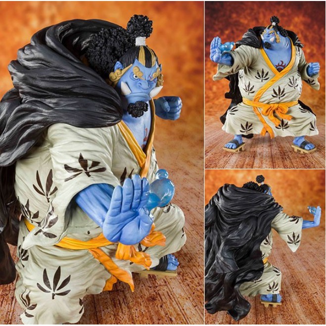 (Hết hàng) Mô hình Figure One Piece người lái tàu băng mũ rơm Jinbei 20cm