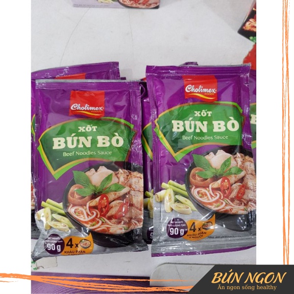 Xốt Bún Bò Cholimex Nấu Bún Bò Huế, Phở 180g