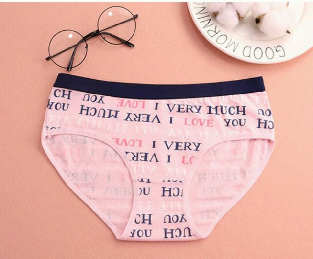 Quần lót nữ dễ thương họa tiết sao hồng kute