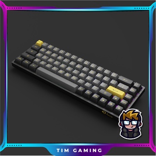 Bàn phím cơ AKKO 3068B Multi-modes Black Gold (Bluetooth 5.0 / Wireless 2.4Ghz / Hotswap / Foam tiêu âm / CS Jelly)