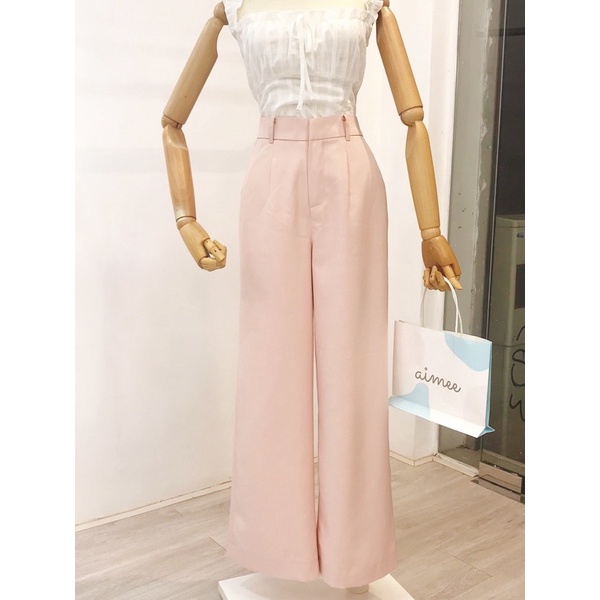 JUNNI PANTS - Quần suông dài xếp ly - AIMEE