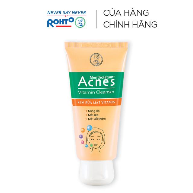 Kem rửa mặt vitamin Acnes Cleanser 100g