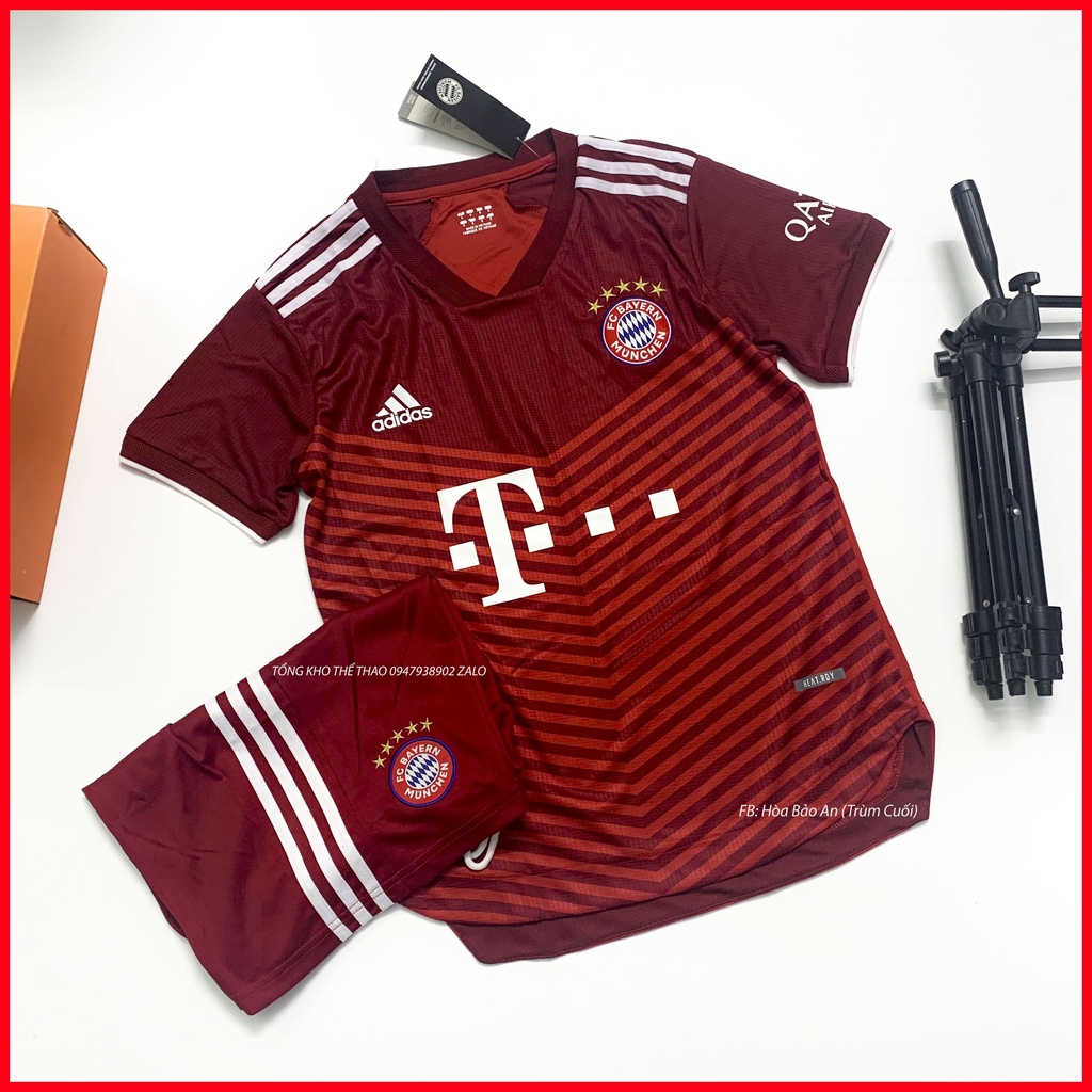 Bộ quần áo đá banh CLB Bayern Munich hàng cao cấp mẫu mới 2021/2022