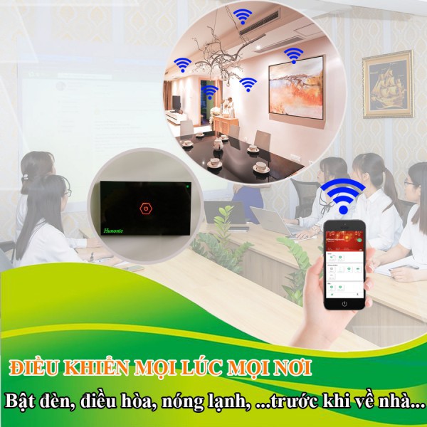 Công tắc thông minh wifi hunonic