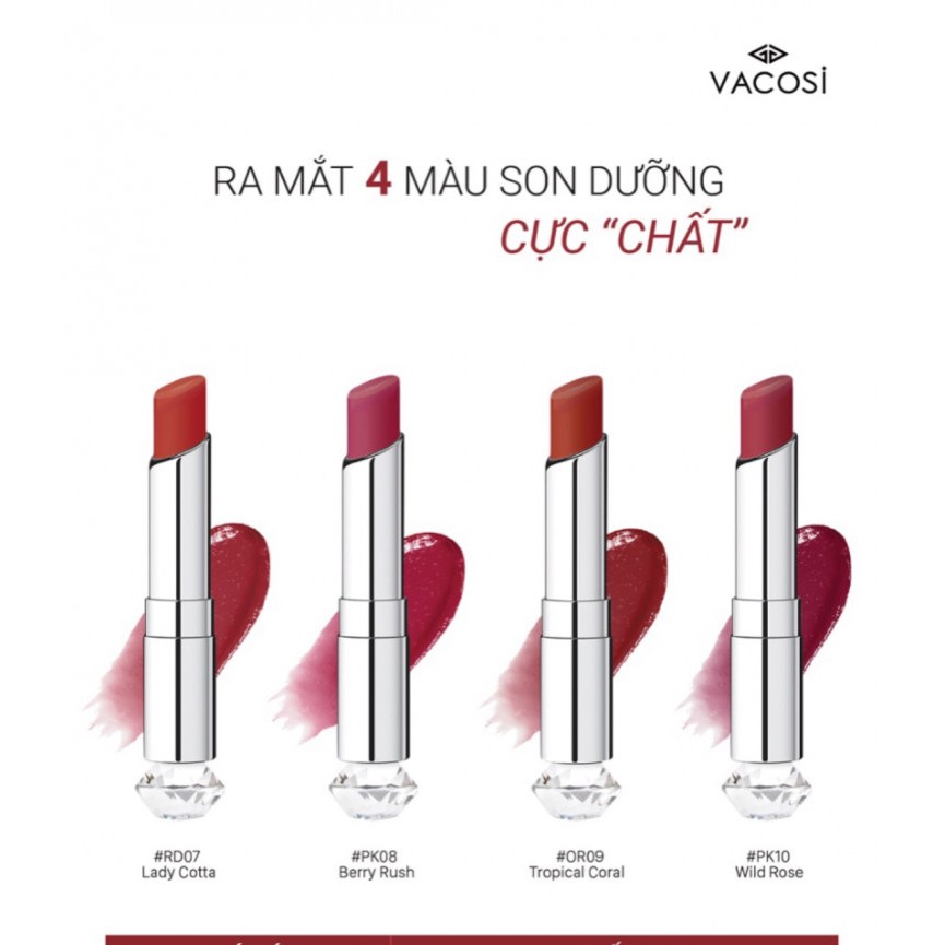 Son Dưỡng Môi Vacosi Color Lip Balm