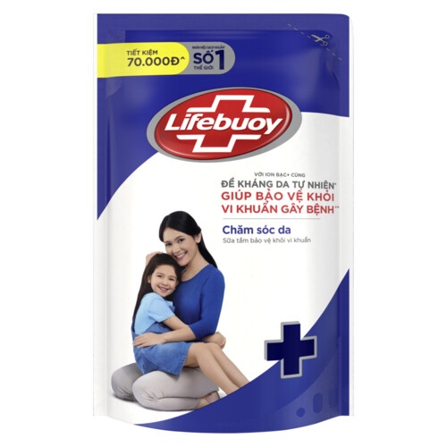 Sữa Tắm Lifebuoy Sạch Khuẩn Bảo Vệ Khỏi 99.9% Vi Khuẩn Chứa Ion Bạc+ Hỗ Trợ Cùng Đề Kháng Da Tự Nhiên 850G | BigBuy360 - bigbuy360.vn