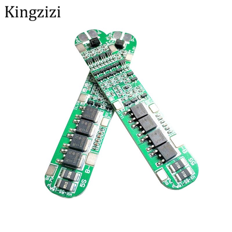 5S 15A Pin Li-ion Li-pin 18650 Sạc PCB BMS 18.5V Bảng bảo vệ tế bào Mạch tích hợp