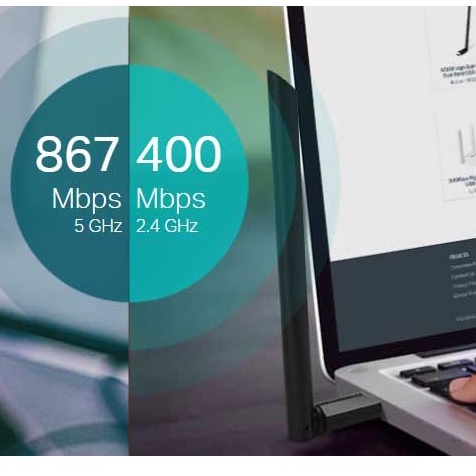 [Hỏa Tốc - BH 6 THÁNG] Nâng cấp WiFi 5G dễ dàng với USB WIFI 3.0 siêu tốc 1900Mbps bắt 5GHz cho máy bàn PC laptop