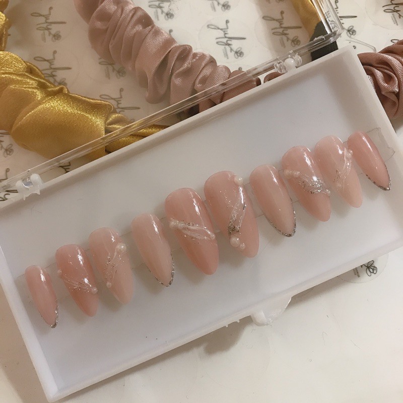 Móng Giả Dài Thạch Trong Nail Box Thiết Kế julynails.vn nb011