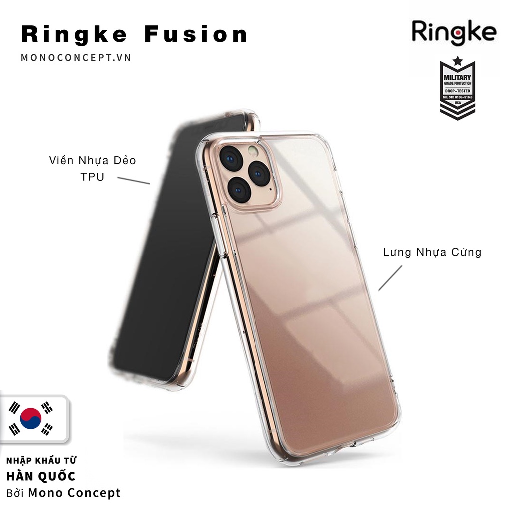 Ốp Lưng iPhone 11/11 Pro/11 Pro Max - Ringke Fusion