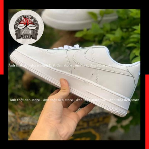 Giày nike_AF1 trắng Full, Giày thể thao air force 1 nam nữ cực chất dễ phối đồ Full Box - sale giá gốc shop mới - Đen sh