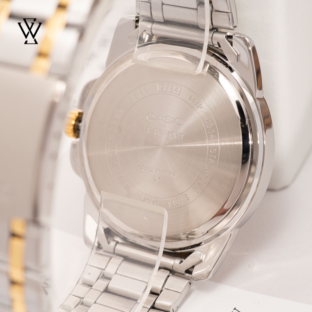 Đồng Hồ Quartz Nam Casio WATCHSTORE MTP-1314SG-1AVDF Thiết Kế Kính Khoáng 45mm, Dây Kim Loại, Vỏ Thép Không Gỉ