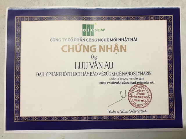Thực phẩm bảo vệ sức khoẻ NANO SILYMARIN OIC