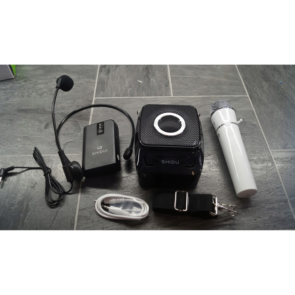 Shidu SD-S92 - Máy Trợ Giảng Không Dây Cao Cấp, Kết Nối Bluetooth, Loa Lớn 25w