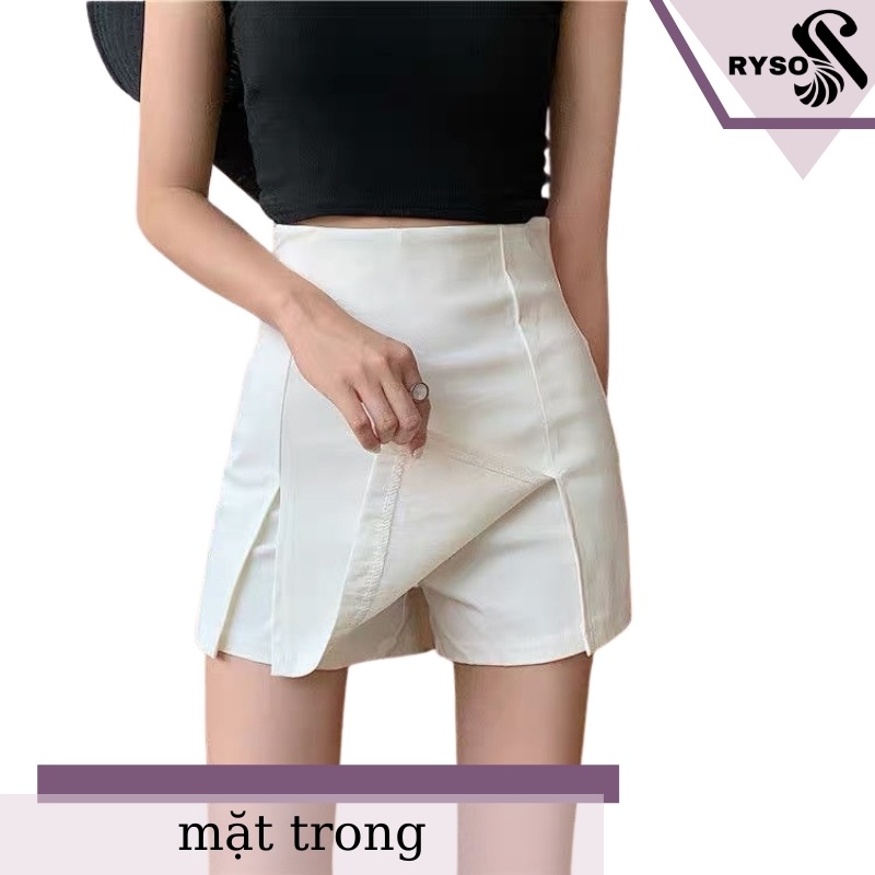 Chân Váy Công Sở Xẻ 2 Bên RYSO Dáng Ngắn Chữ A Thanh Lịch Trẻ Trung