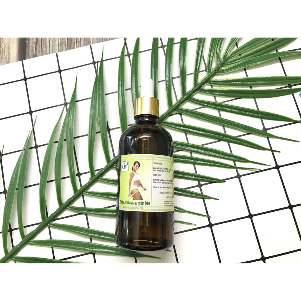 Tinh dầu Massage Giảm Béo  Chai 50-100ml - Giảm Béo, Làm Mềm Mịn Da, Thư Giãn