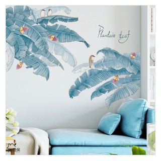 Decal Dán Tường Lá Chuối