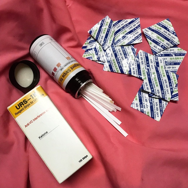 10 que thử keto + gói hút ẩm