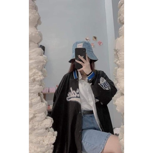 Áo khoác bomber jacket chữ Sturdur dù 2 lớp form rộng nam nữ