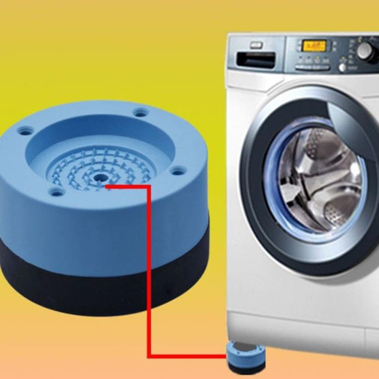 [TPHCM] [NOW SHIP] Bộ 4 nút chống rung chống ồn chống ngập máy giặt chân bàn đa năng - có thể ghép nối nhiều nút