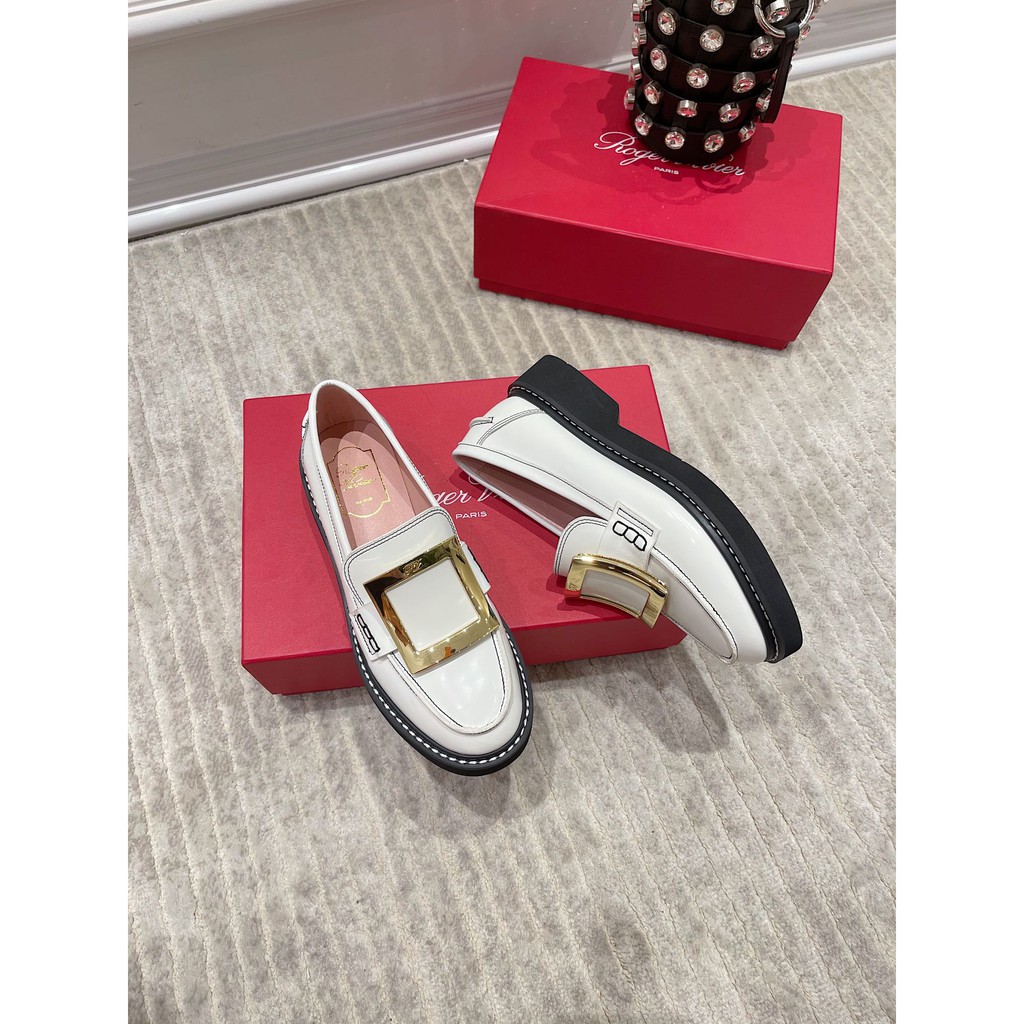 Giày oxford cao cấp da thật Roger Vivier thiết kế sang trọng và nổi bật | BigBuy360 - bigbuy360.vn