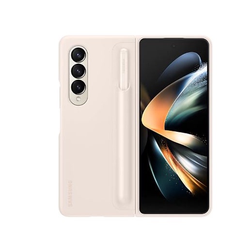 Ốp lưng Samsung Galaxy Z Fold 4 có bút S Pen kèm chân dựng ( Standing Cover With Pen ) - Hàng chính hãng
