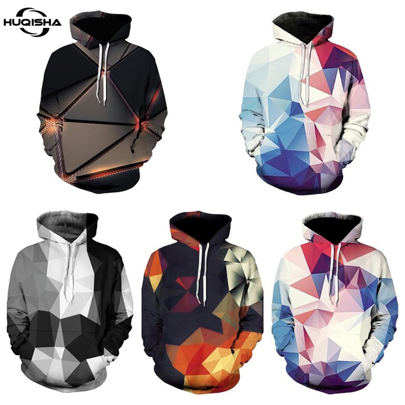 New Fashion Kids Boy Girl Unisex Top Hoodies 3D Printed Geometry Colorful Casual Men Women Children Hoodie Sweatshirts