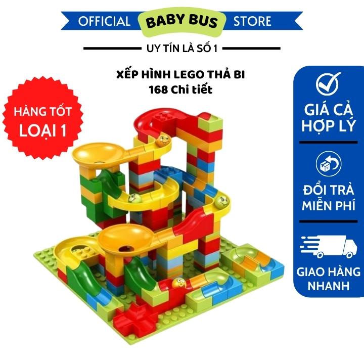 Đồ chơi giáo dục thông minh, phát triển tư duy, trí tuệ cho bé - LEGO xếp hình thả bi 168 chi tiết cho bé