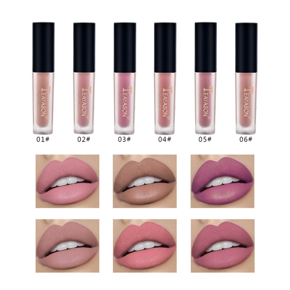 [Hàng mới về] Son Kem Bóng Màu Lì Kháng Nước Lâu Trôi Thời Trang | BigBuy360 - bigbuy360.vn