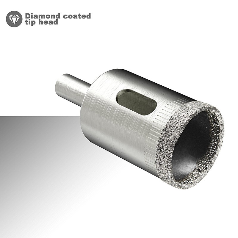 Bộ 12 đầu khoan kim cương đục lỗ kính/gạch chuyên dụng