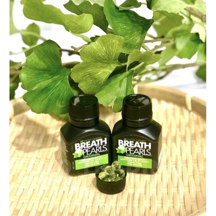 Viên thảo dược thơm miệng Breath Peals (50 viên chính hãng Úc) giúp ngừa hôi miệng