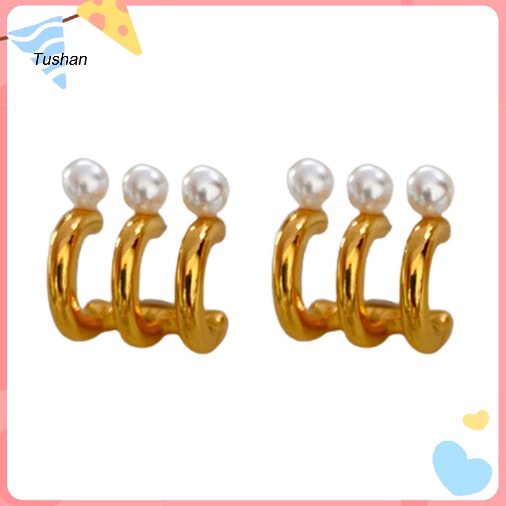 Bông Tai Nữ Màu Sắc Tương Phản Độc Đáo