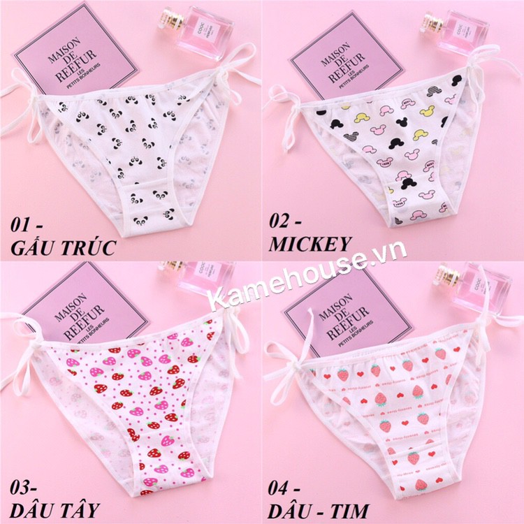 (FM đen về hàng) Quần lót cotton cột dây in chữ "Fuck me" - rất sexy | BigBuy360 - bigbuy360.vn