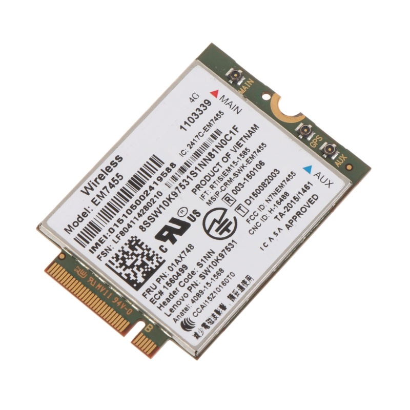 Màn Hình Thay Thế IOR EM7455 01AX748 WWAN Cho LenovoThinkpad X260 X270 T470S