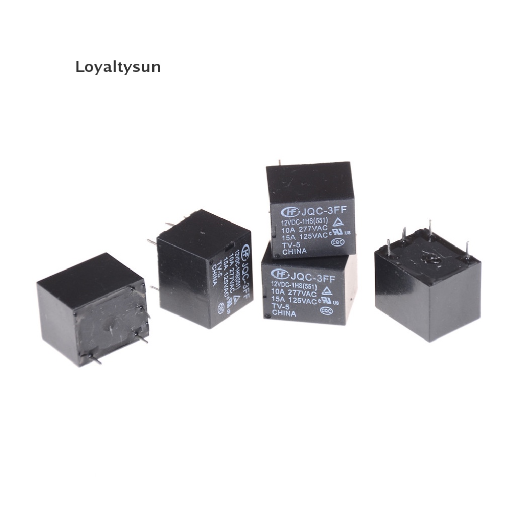 Bộ 5 Cuộn Dây Đánh Lửa 12VDC SRD-S-112DM 125VAC 4Pins 0 0 0 0 0
