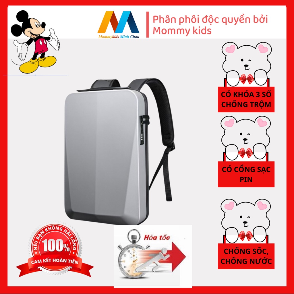 Balo LUCKMAN dành cho doanh nghiệp, sinh viên đi học đi  làm đựng laptop 13 inch, 14 inch, 15.6 inch