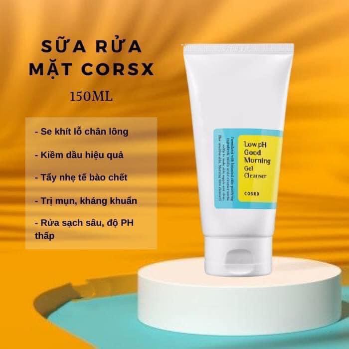 Sữa Rửa Mặt Dạng Gel Cosrx Low PH Good Morning Gel Cleanser 150ml
