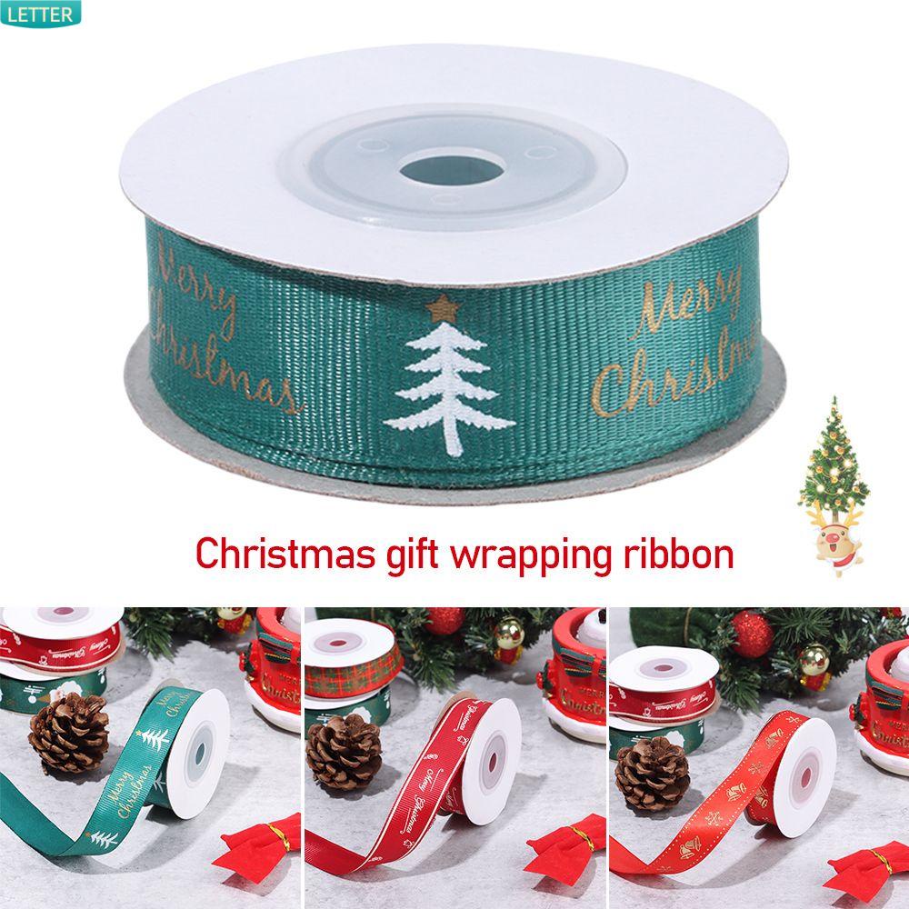 Cuộn dây ruy băng 20mm 10 Yards trang trí giáng sinh