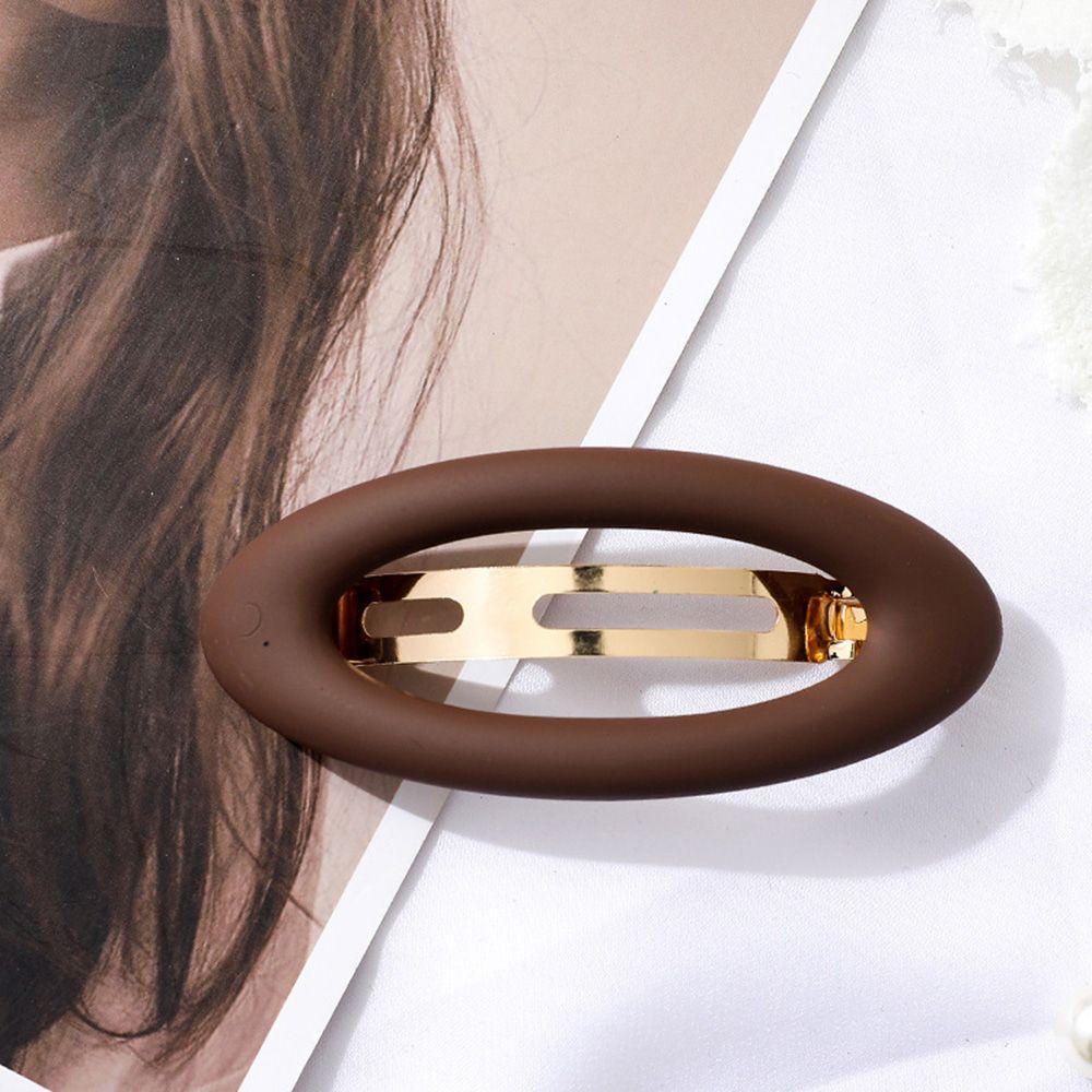 Kẹp Tóc Lò Xo Hình Elip Dễ Thương Cho Nữ