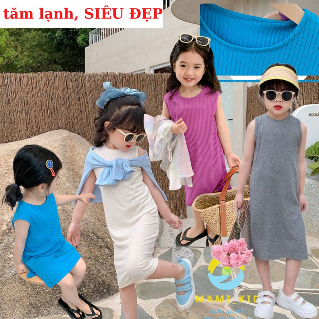 Váy Body Cho Bé Gái, Váy Thun Tăm Body xinh cho bé gái 1-10 tuổi LÊN DÁNG siêu đẹp, chất thun tăm co giãn tốt