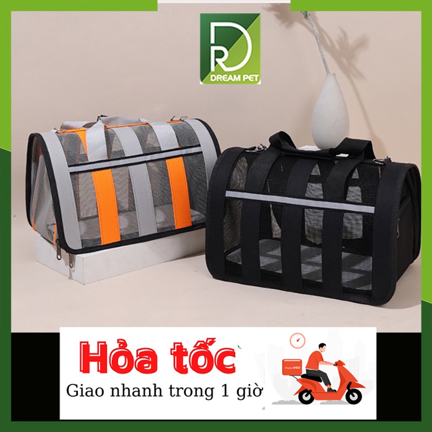 Túi Vận Chuyển Chó Mèo - Túi Vận Chuyển Chó Mèo Dạng Lưới Nhiều Màu Dreampet