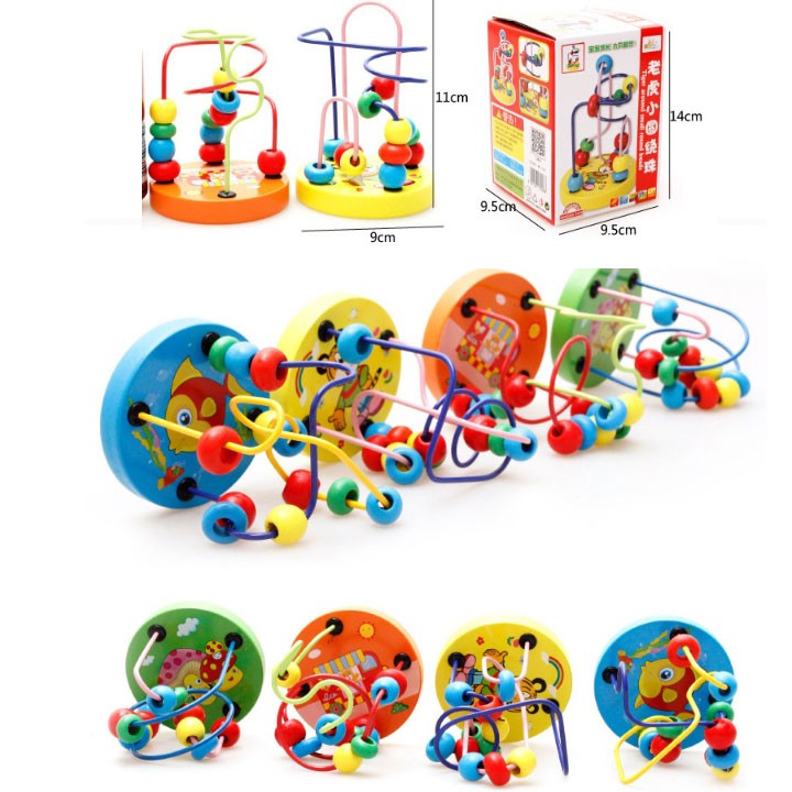 Bộ luồn hạt nhỏ - Đồ chơi giáo dục