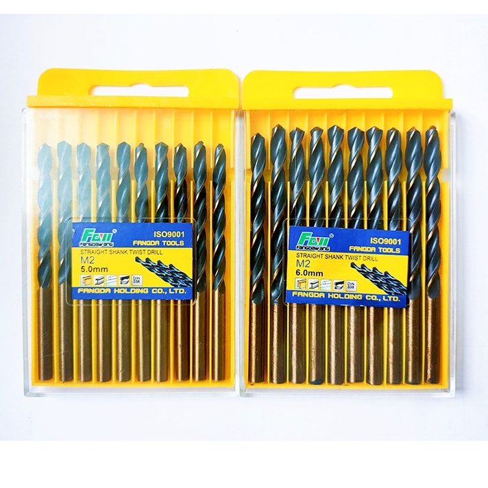 Mũi Khoan Sắt, Thép, Inox, Gỗ 3, 4, 5, 6, 8, 10 li FAVI. Hakhanhelec